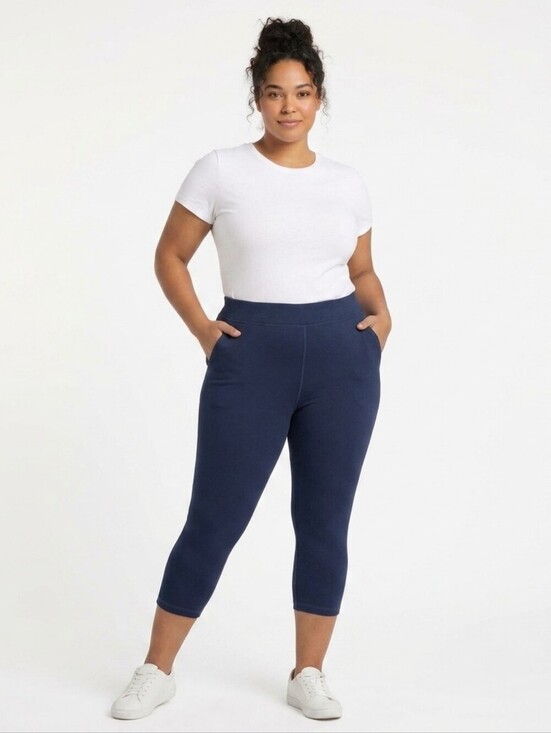 ellos Pants - Ellos 34/36 4X Navy Capris